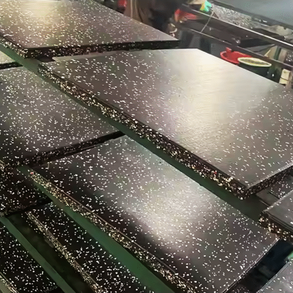 Eco-friendly anti-vibration rubber flooring