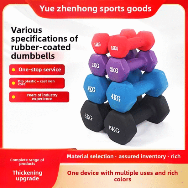 Ladies matt hexagonal dumbbells
