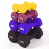 Ladies matt hexagonal dumbbells