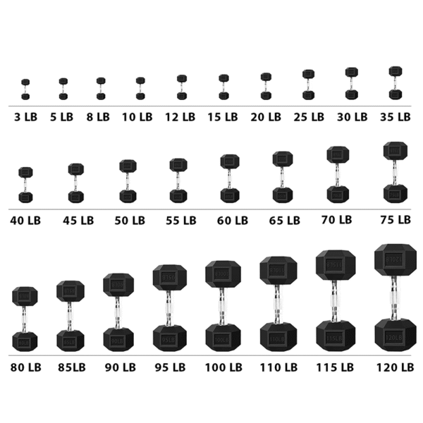 Adjustable Hexagonal Dumbbells
