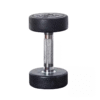 Round rubber dumbbells