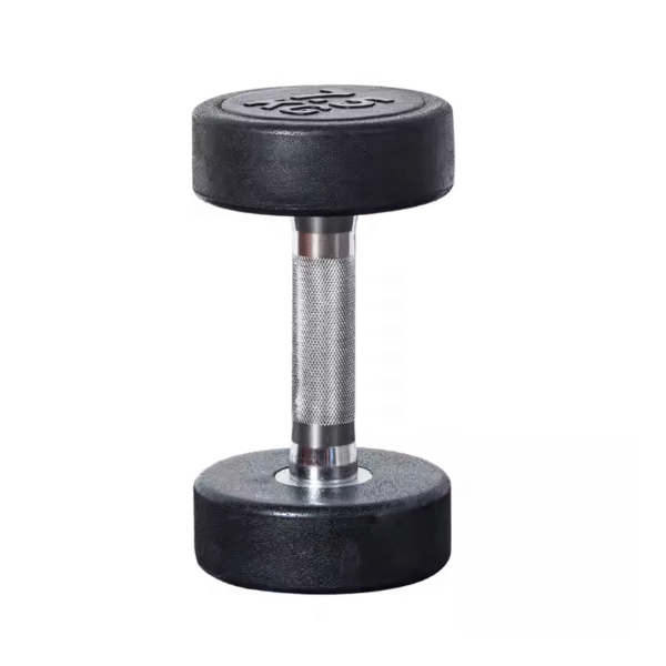 Round rubber dumbbells