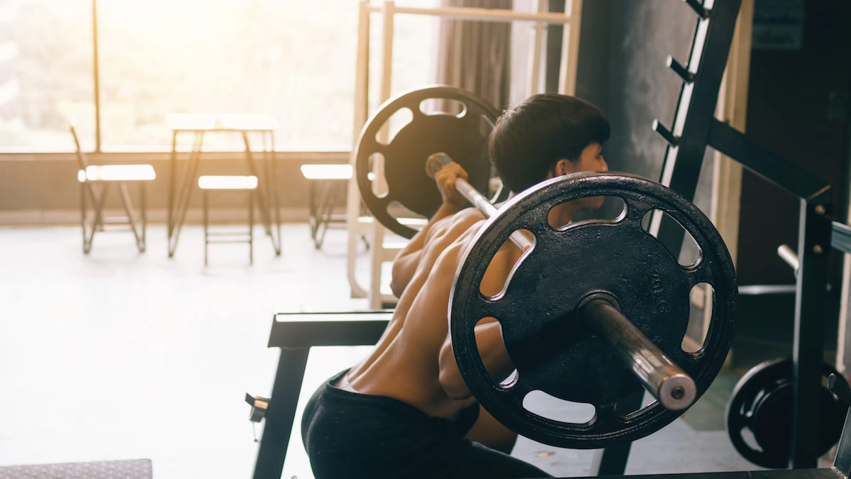 Commercial barbell for gym strength training