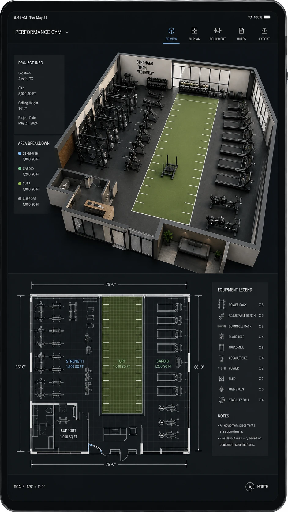 3D Layout Plan